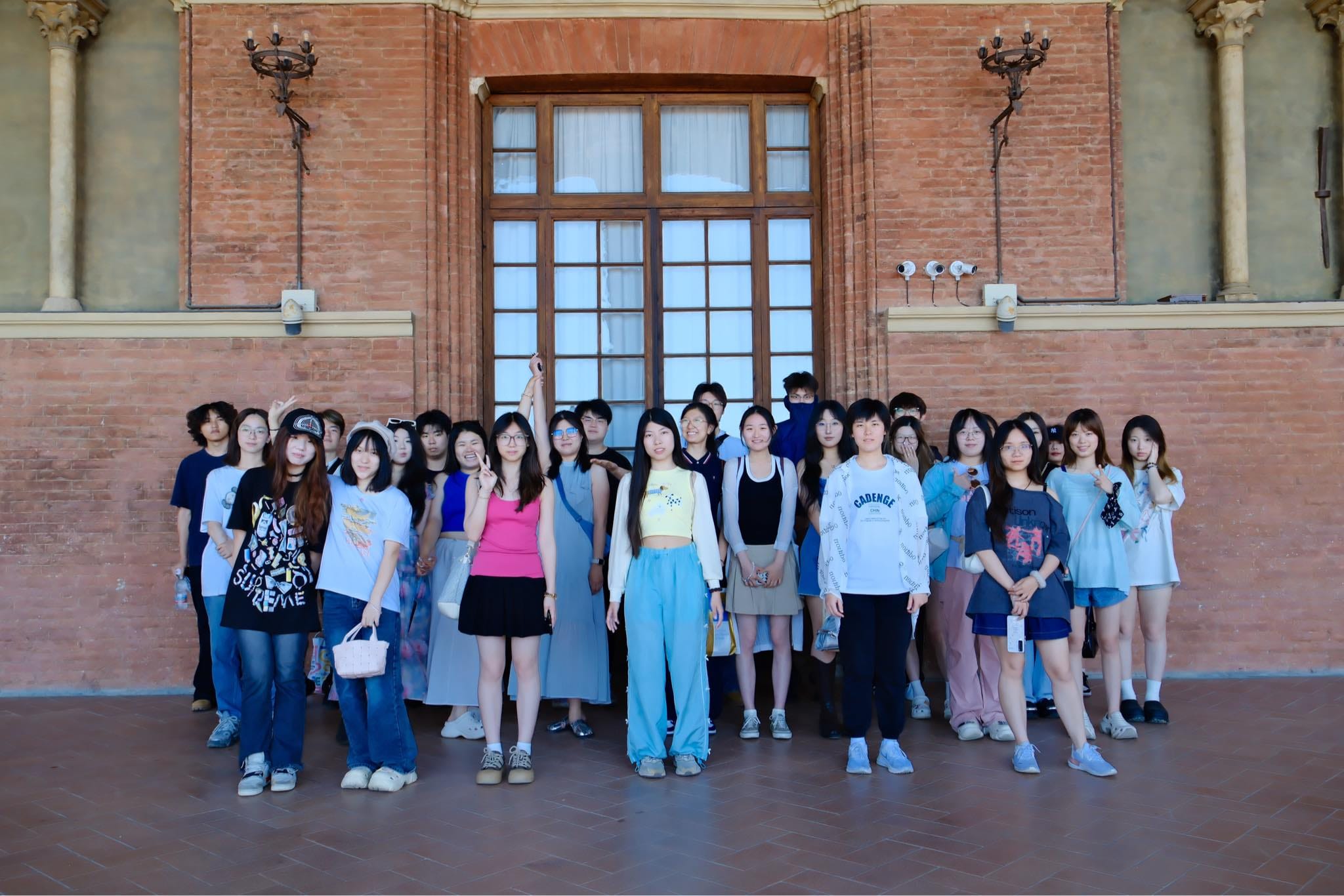 Gli studenti di Nantong in visita a Palazzo Pubblico