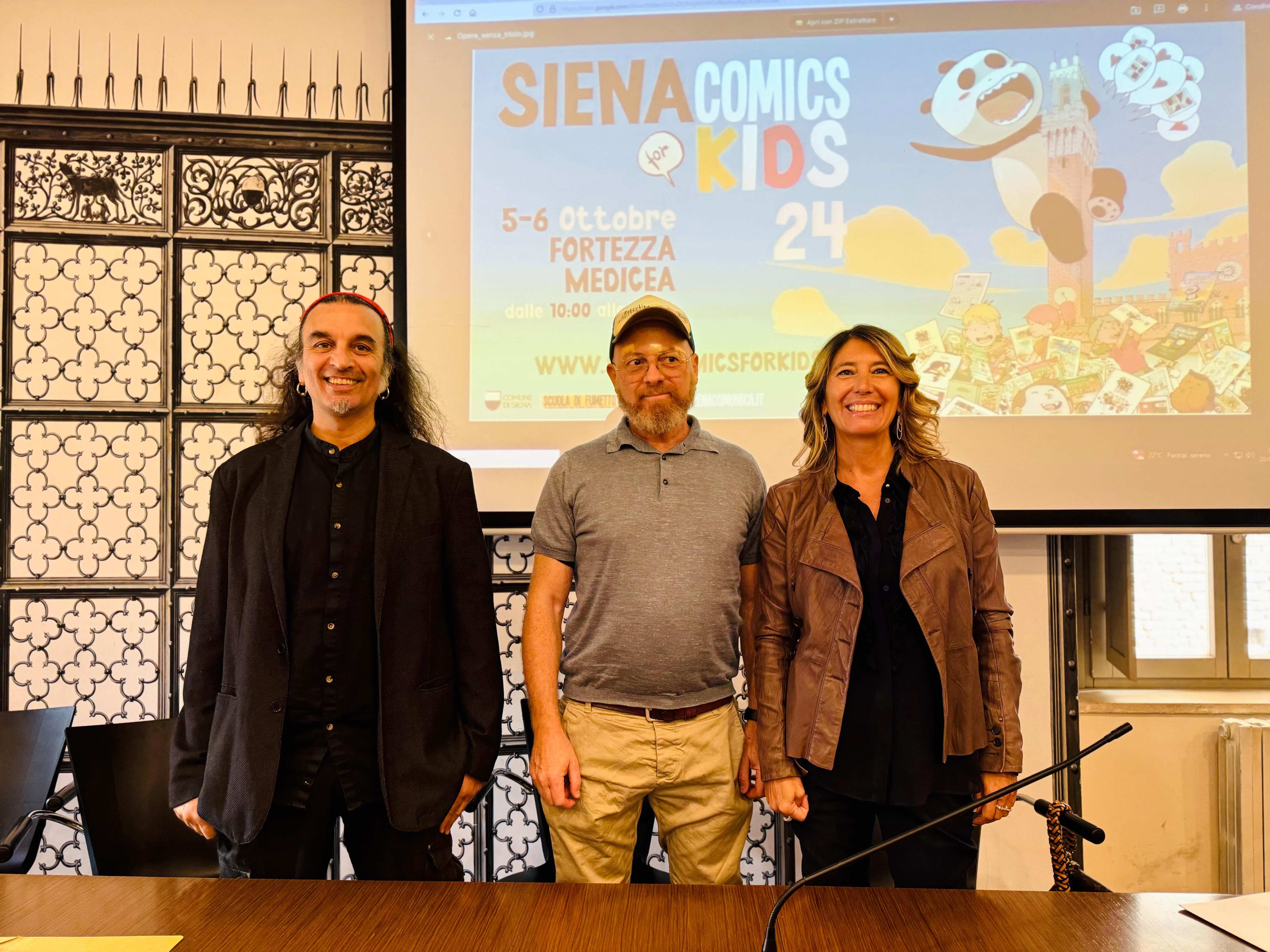 Presentazione Siena Comics for Kids 2024