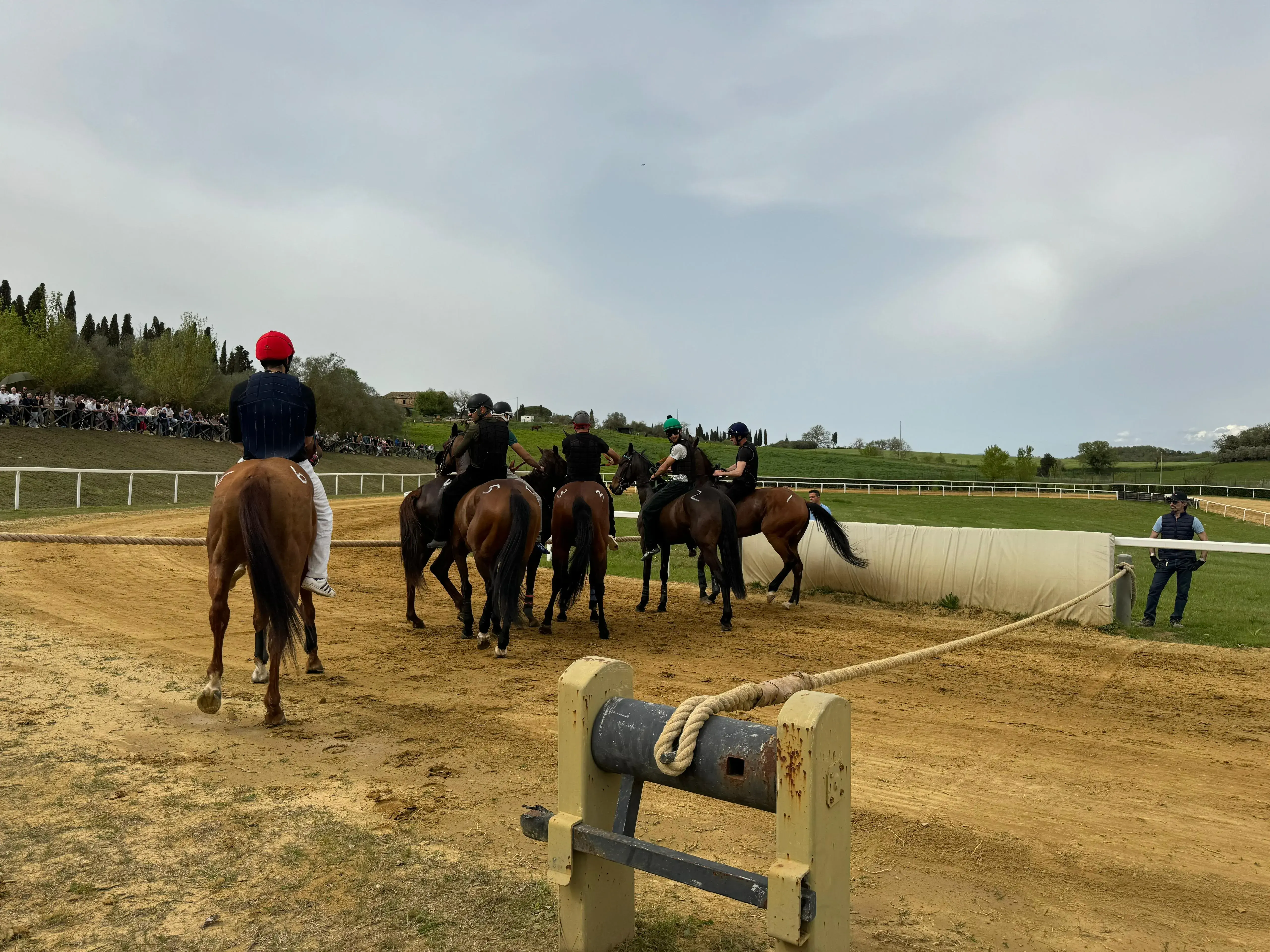 Lavori di addestramento - pista di Mociano